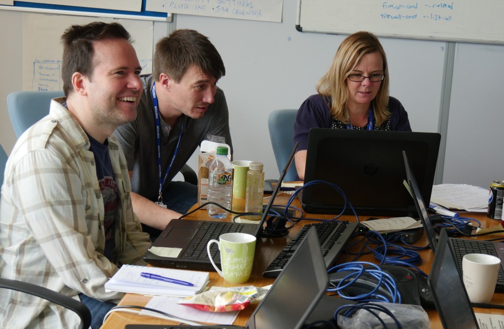 The WebOps training room in the Leeds transformation hub