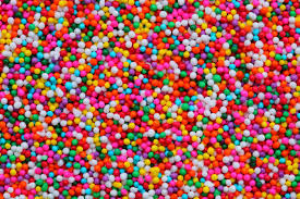 hundreds of multi-coloured balls