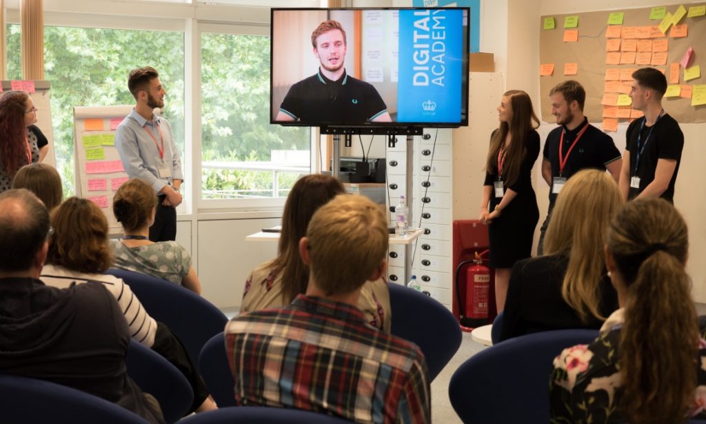 The interns' final show and tell