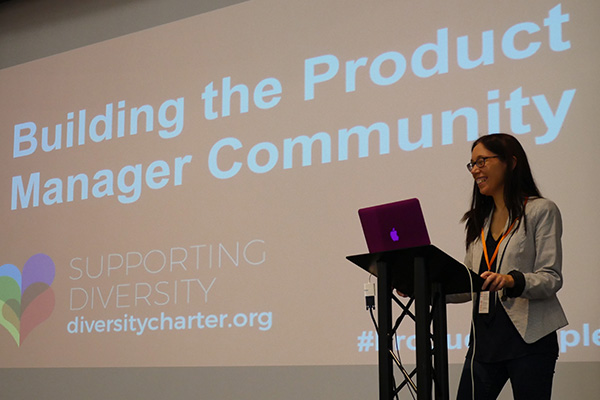 Zoe Gould opens DWP's cross-government Product Manager community event