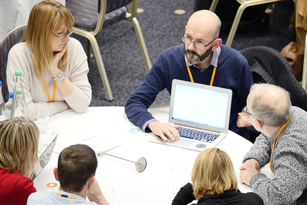 Conversations during the 'unconference' session