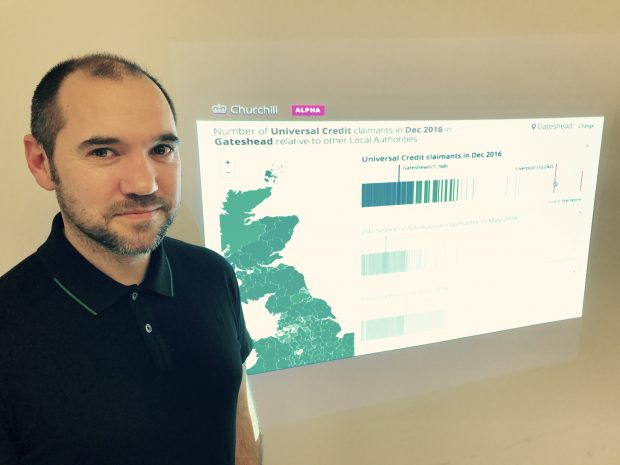 Ryan Dunn, Head of DWP's Data Science hub in Newcastle