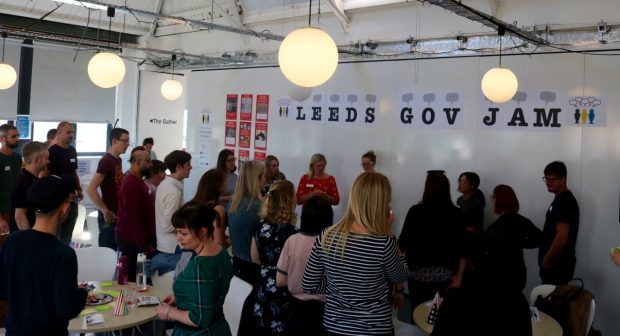 Ideas sharing at GovJam Leeds