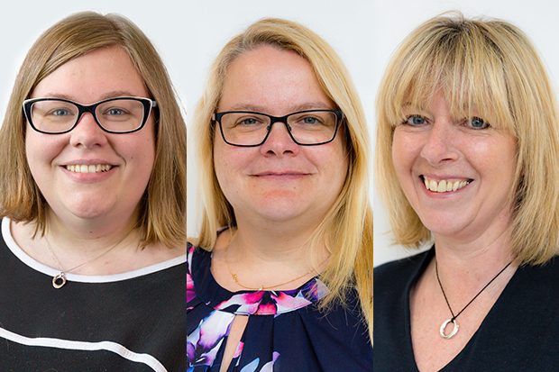 Deb Blanchard, Jane Gwyer and Jane Hall = three of Dwp Digital's Digital Voices