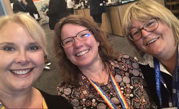 Jane Kenny, Joanne Newcastle and Angela Hughes selfie