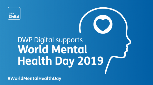 World Mental Health Day logo and hashtag