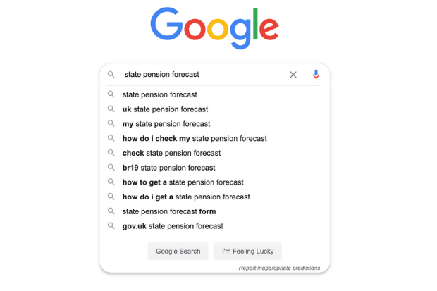 state pension forecast google search