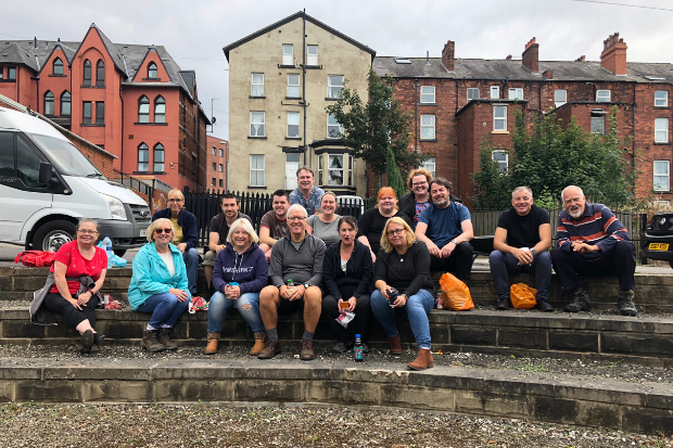 Members of the Tell Us Once team, including Richard Nurse (back row, second from the right)